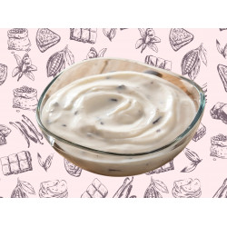 Dessert saveur coco avec pépites de chocolat