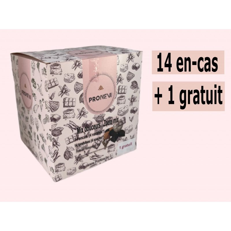 Produit protéinés Pronew mix en-cas douceurs sucrés