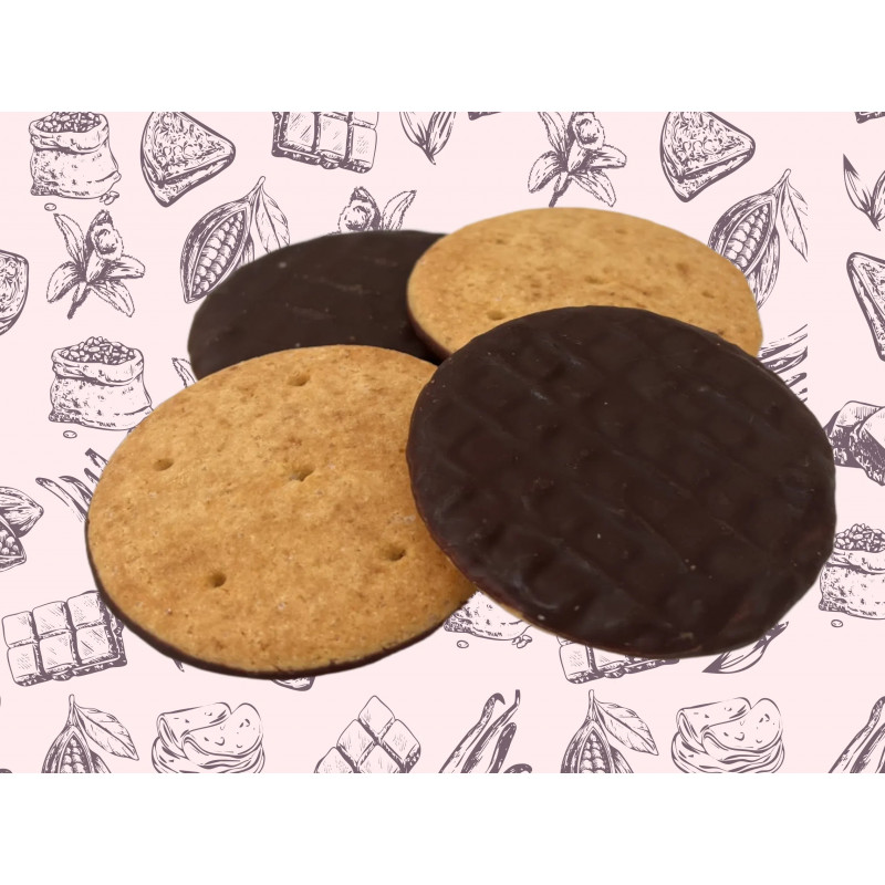 Sablés nappage chocolat