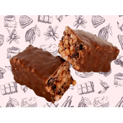 Barres crispy saveur chocolat