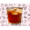 Boisson saveur thé pêche