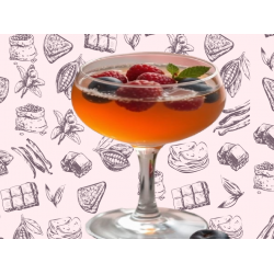 Boisson saveur fruit rouge