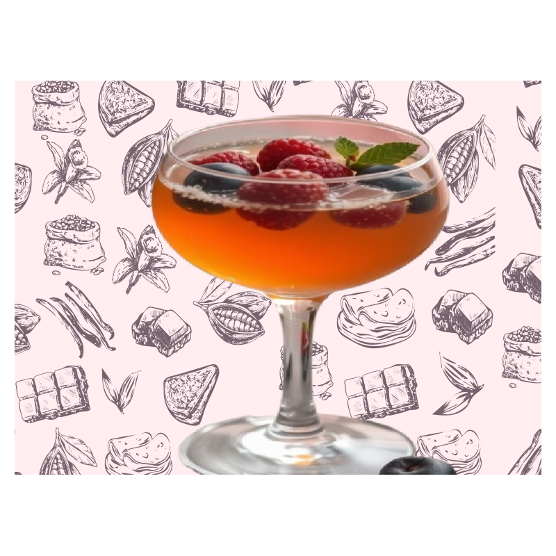 Boisson saveur fruit rouge