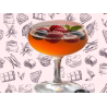 Boisson saveur fruit rouge