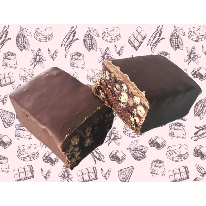Barres chocolat pistaches  amandes